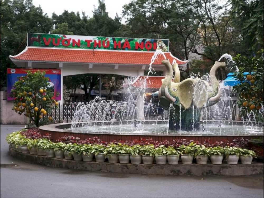 Hanoi Zoo offers easy access for both locals and tourists