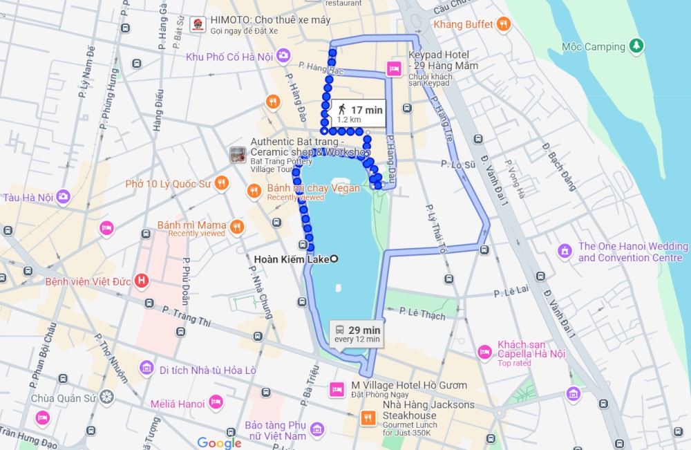 Ta Hien Beer Street is very easy to find