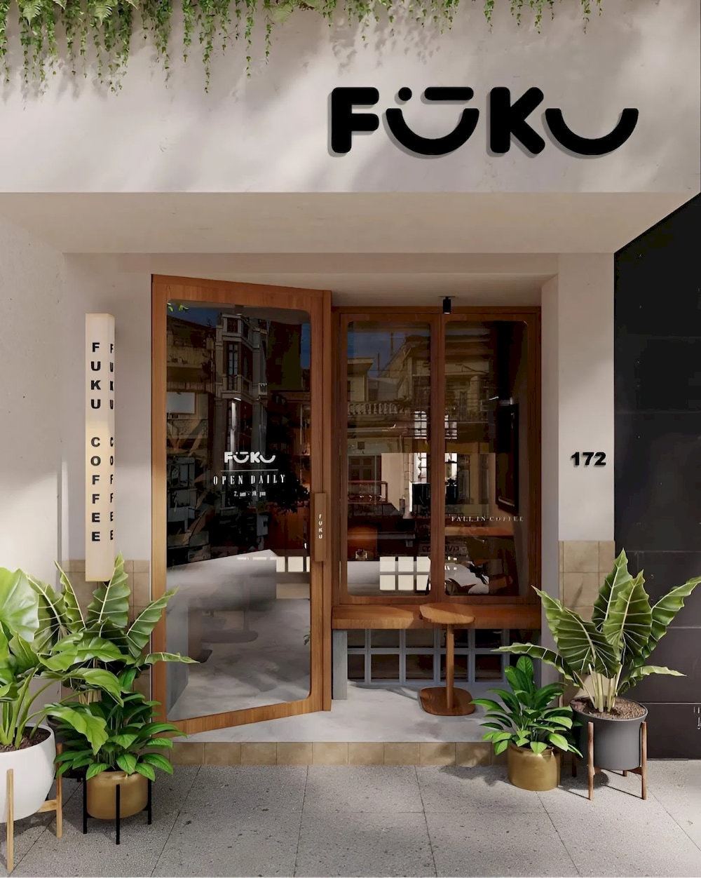 Minimalist style and Japanese-inspired menu define FUKU's charm