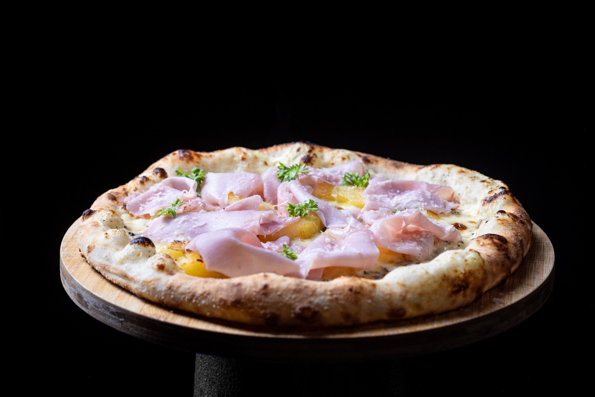 Lim Dining Room offers a variety of pizzas with flavorful toppings that satisfy every pizza lover