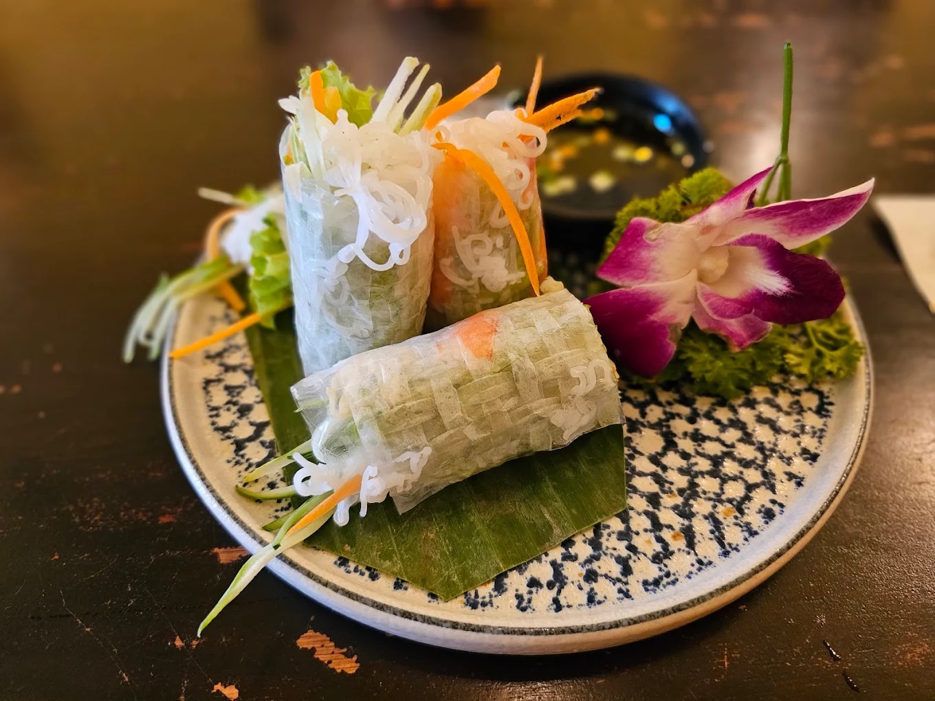 The plant-based Vietnamese dishes here are made with fresh ingredients, generous portions, and deeply satisfying traditional flavors