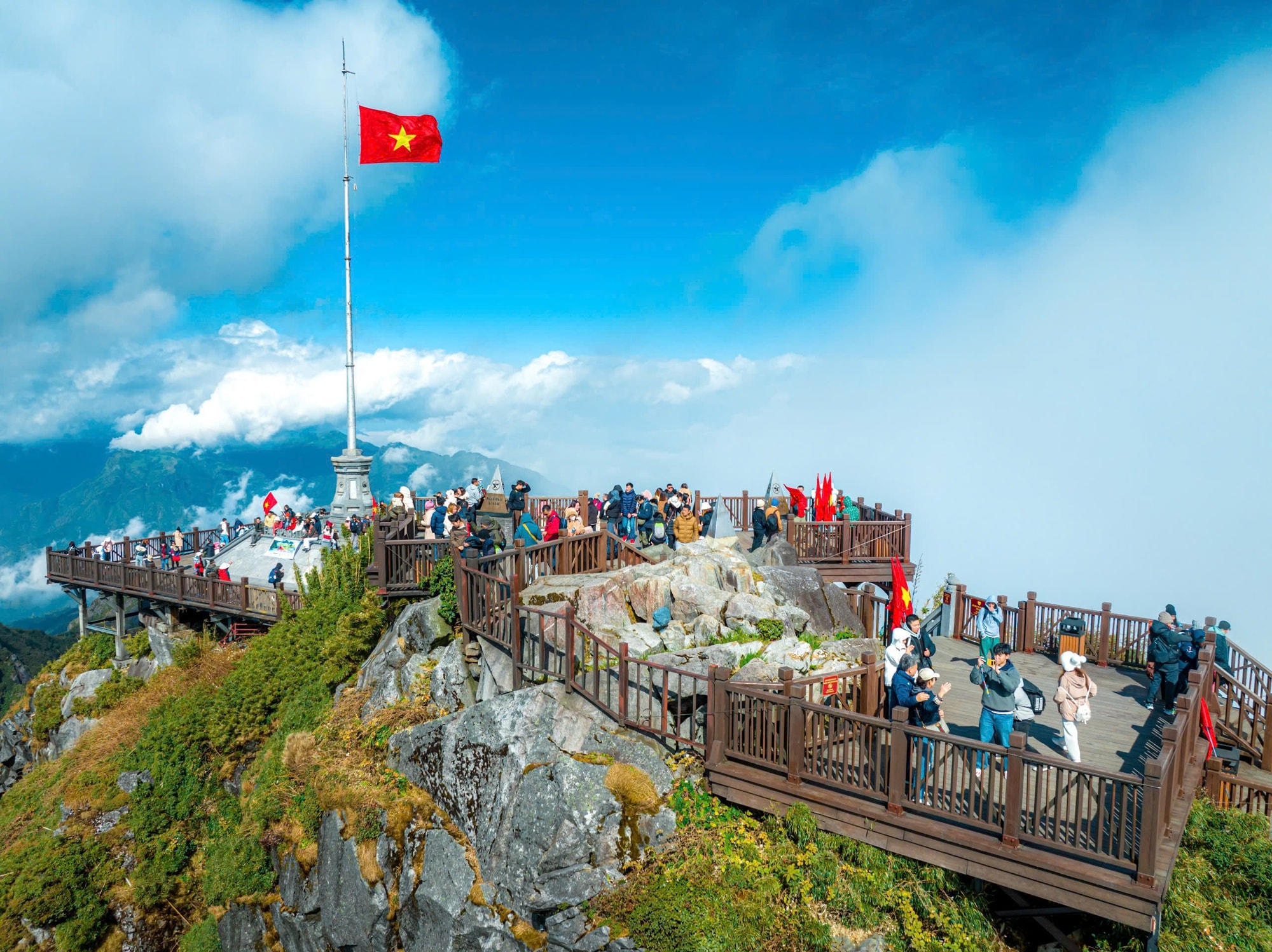 Fansipan is one of the top attractions when visiting Sapa