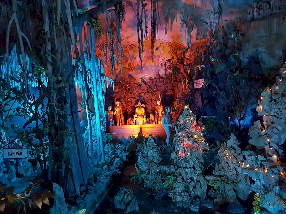 These caves are not only visually captivating but also rich in history and local myths, making them a must-visit when exploring Nui Coc Lake 