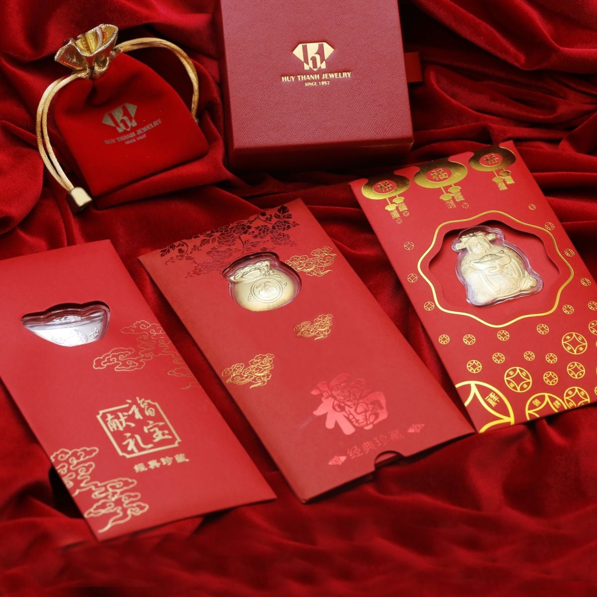 Red envelope or gifts wrapped in red packaging is a great option