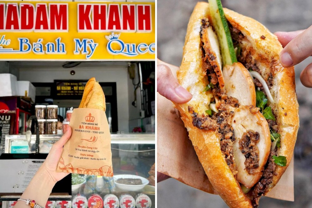 Each banh mi at Madam Khanh