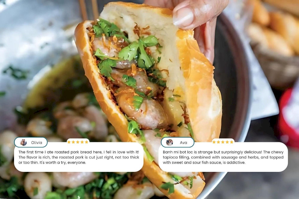 Banh mi bot loc at Duy Tan University