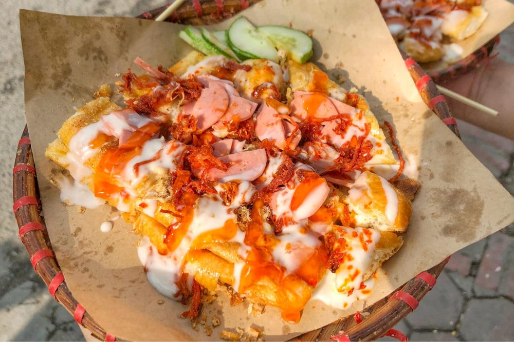 Chang Chang salt and chili grilled bread