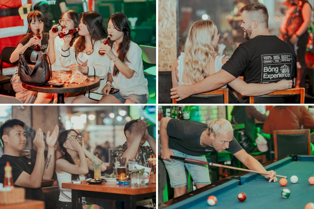 훌륭한 요리와 음료가 라이브 음악 경험을 완벽하게 돋보이게합니다