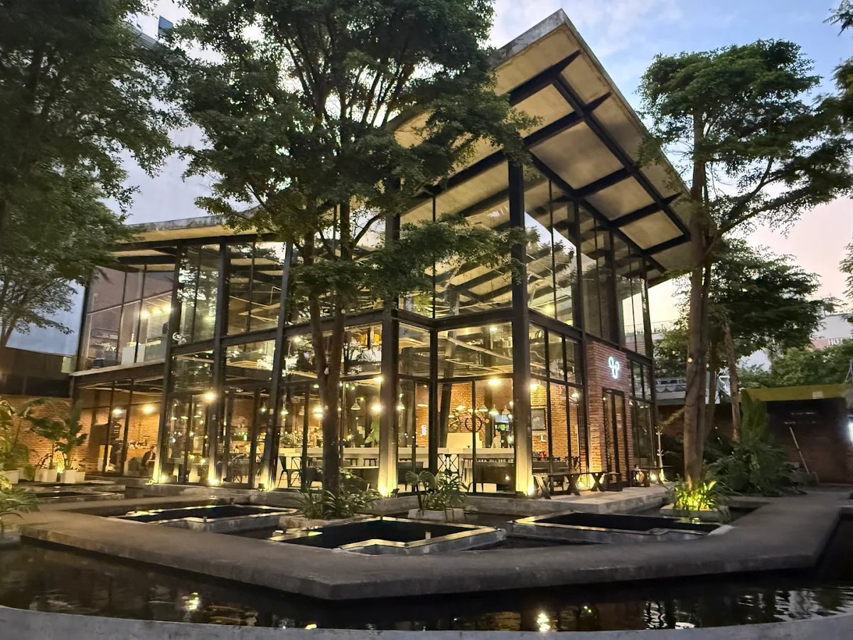 XLIII Specialty Coffee is where you find minimalism and beauty from nature with greenery and abundant natural light