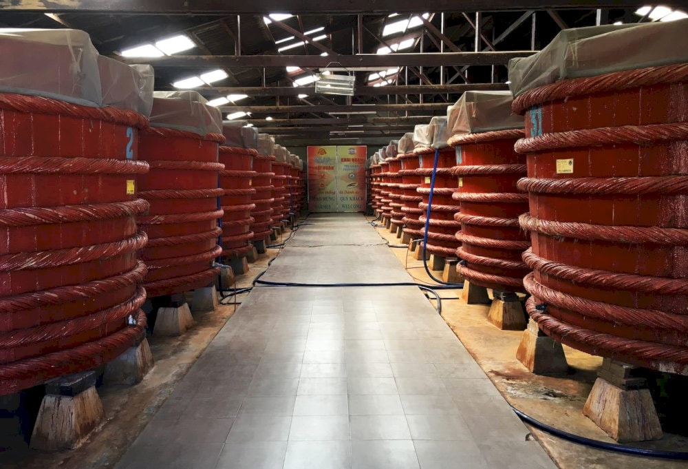 The factory demonstrates how local producers uphold traditional practices to ensure the highest quality of fish sauce