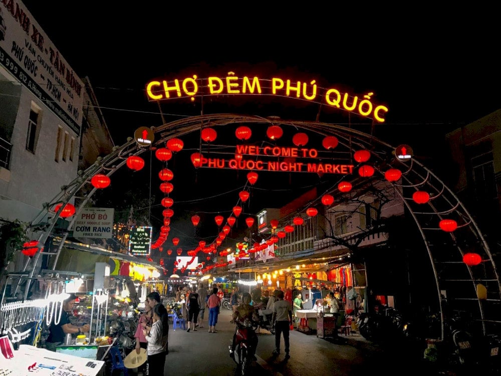 The Phu Quoc Night Market offers an immersive cultural experience through its vibrant ambiance and local specialties