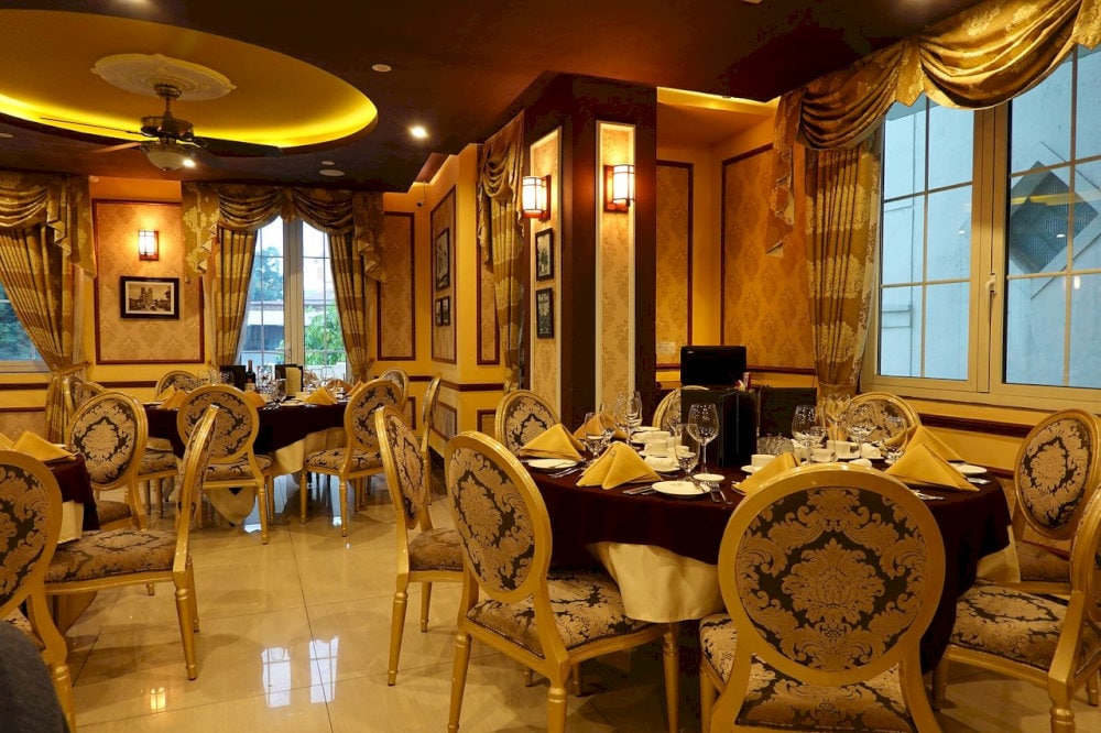 The restaurant also offers a selection of fine wines to complement the meals 