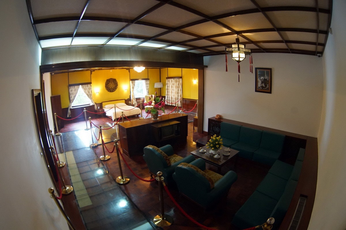 The bedroom of the Former President and his wife