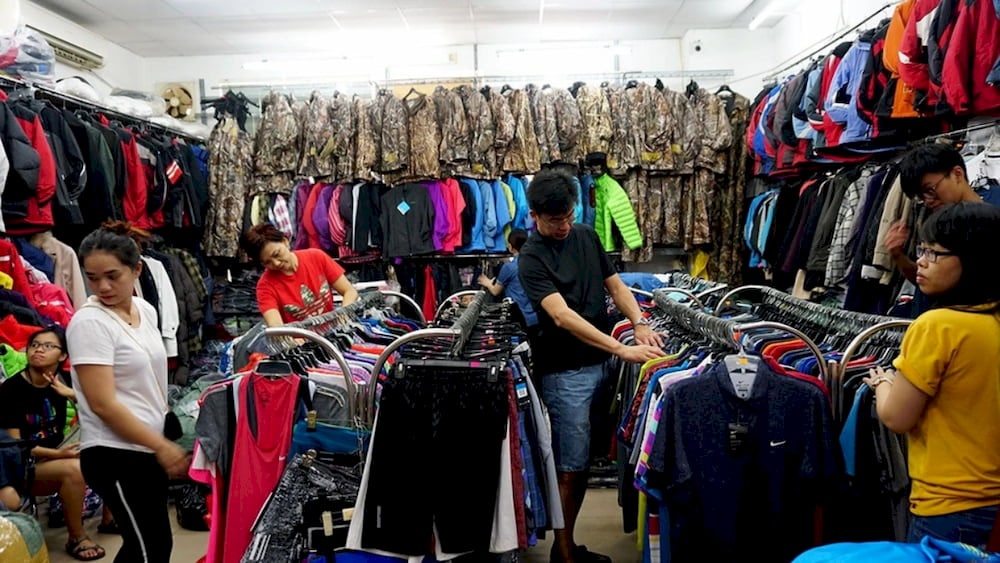 Russian-style clothings are sold widely