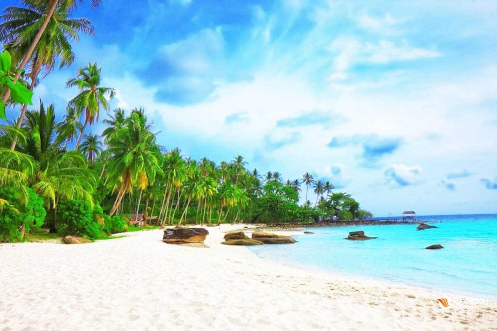 A peaceful atmosphere at Thom Beach 