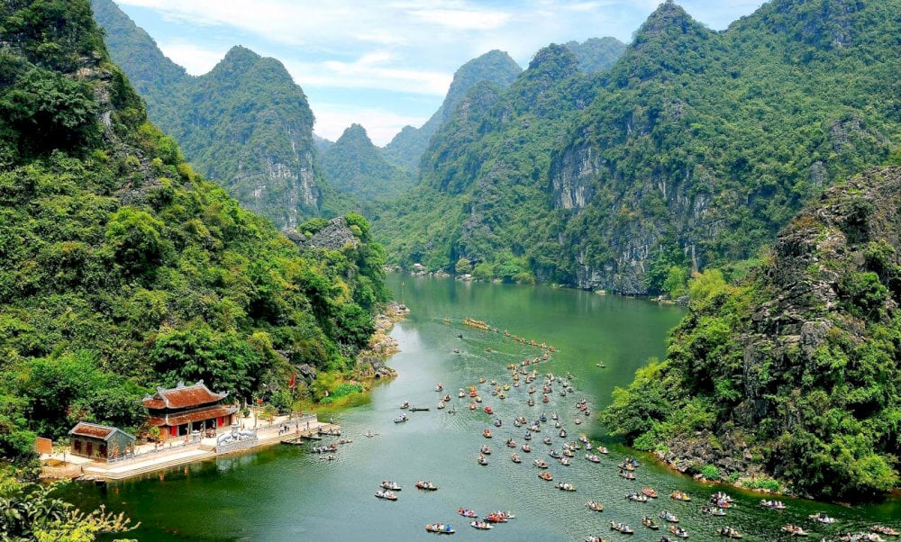Toàn cảnh Tràng An Ninh Bình từ trên cao