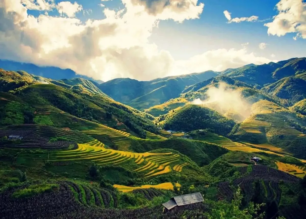 Located about 17km from Sa Pa town, Muong Hoa is best visited from September to October, when the terraced fields turn gold before harvest
