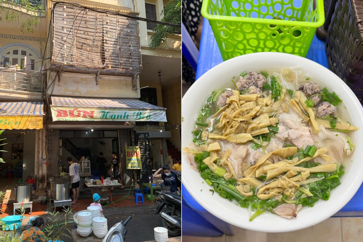 Bún mọc Hạnh Béo cũng là một lựa chọn ăn sáng hợp lý nếu bạn thích món ăn nhẹ nhàng, thanh đạm