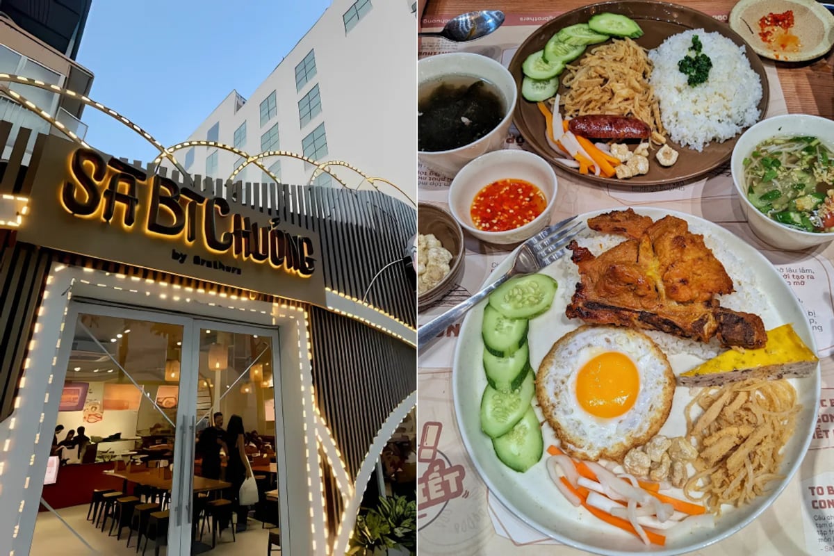 Cơm tấm Sà Bì Chưởng chuẩn vị Sài Gòn với đa dạng topping sẽ là một lựa chọn mới mẻ cho bữa sáng tại Hà Nội