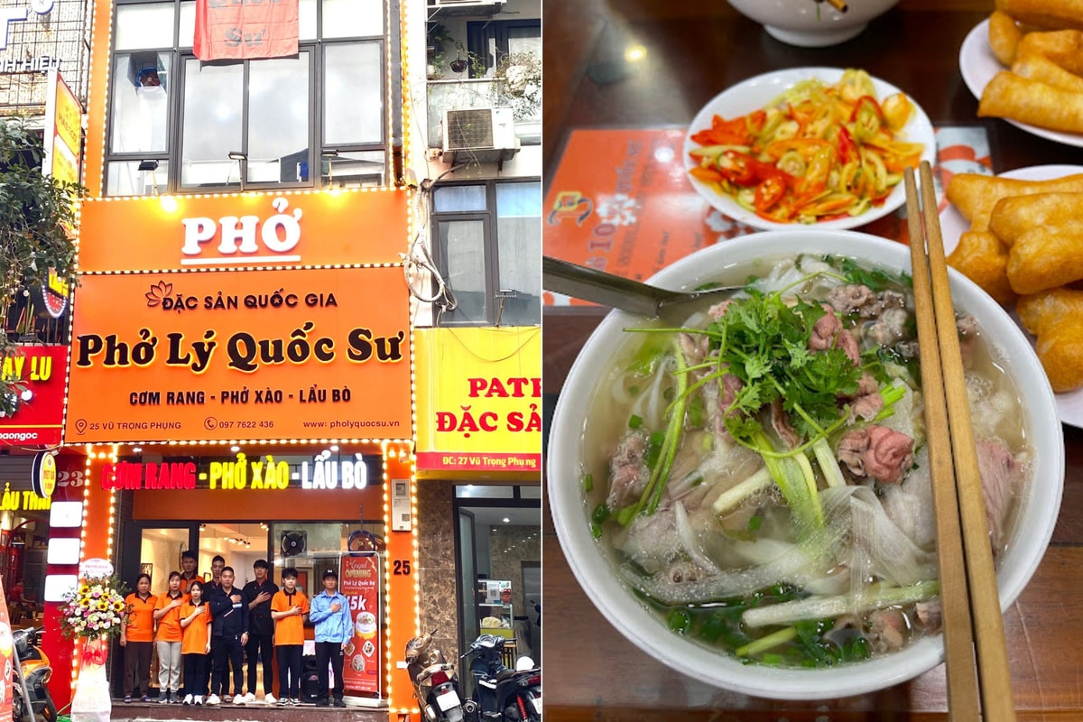 Phở 10 Lý Quốc Sư cũng là một trong những thương hiệu lâu đời tại Hà Nội