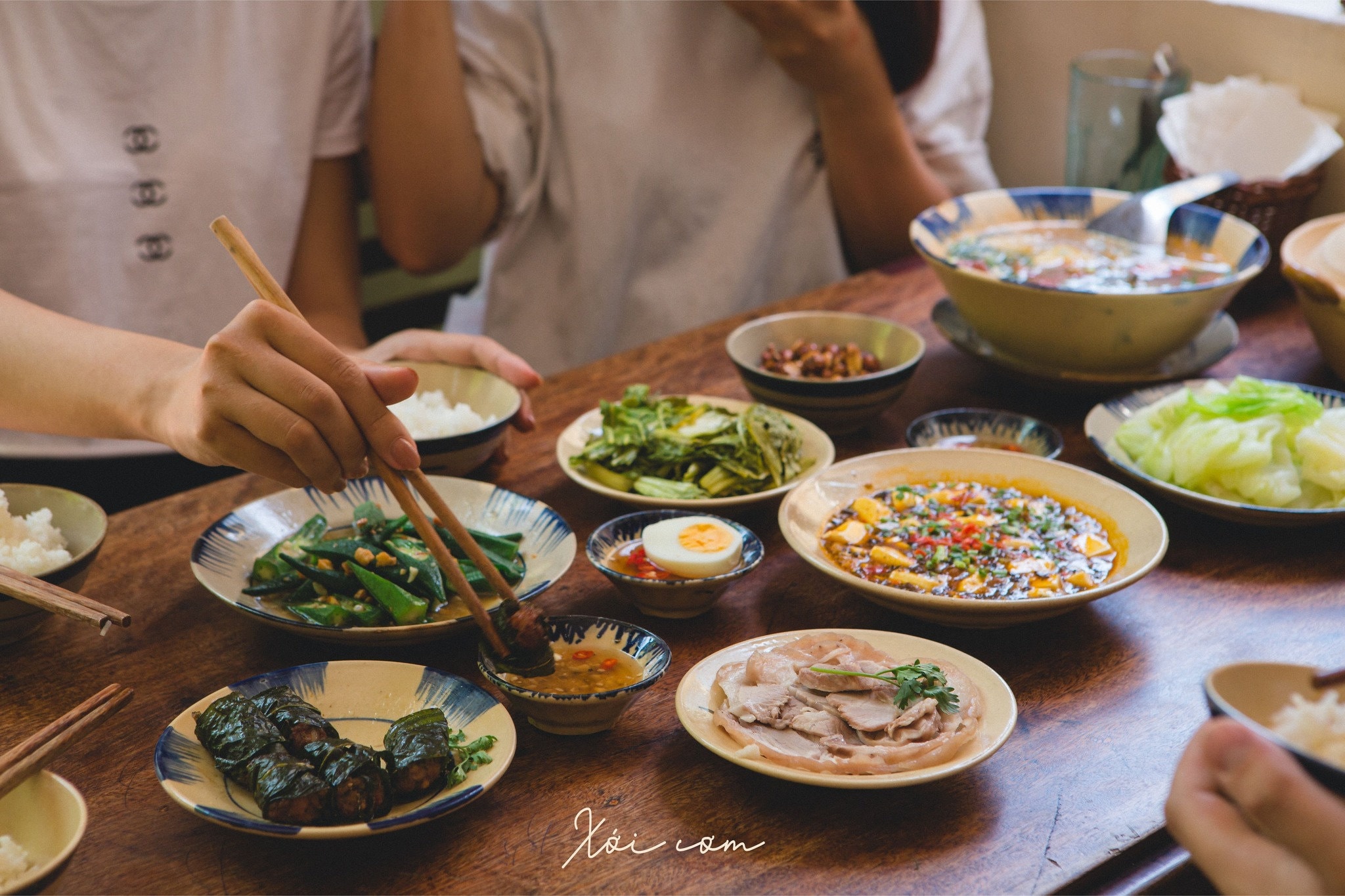 Menu của Xới Cơm được cập nhật theo ngày với những món cơm nhà đúng chất