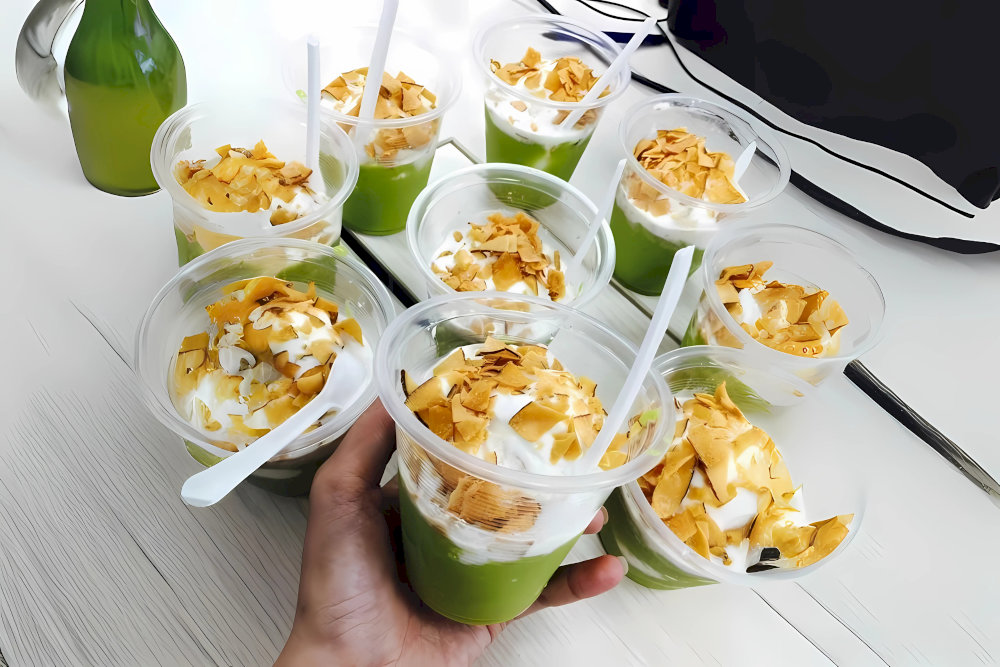 Ly kem bơ béo ngậy