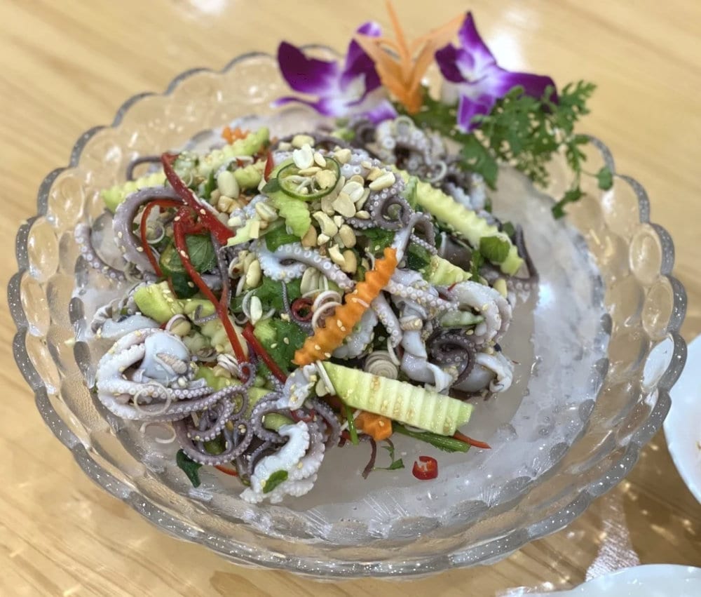 Món ruốc lạnh chua cay