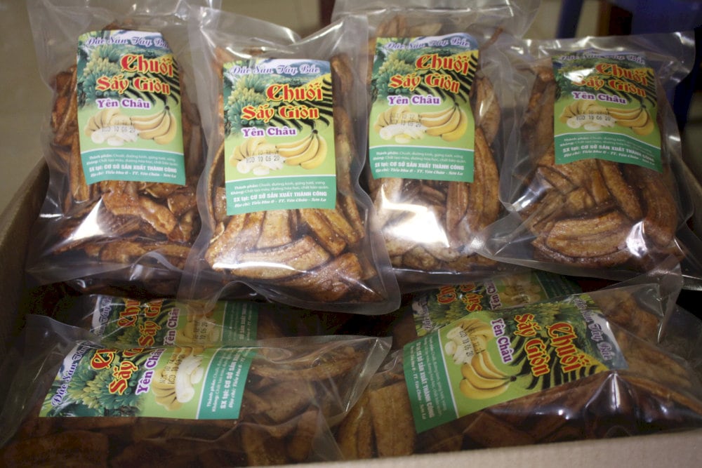 Chuối sấy dẻo Yên Châu