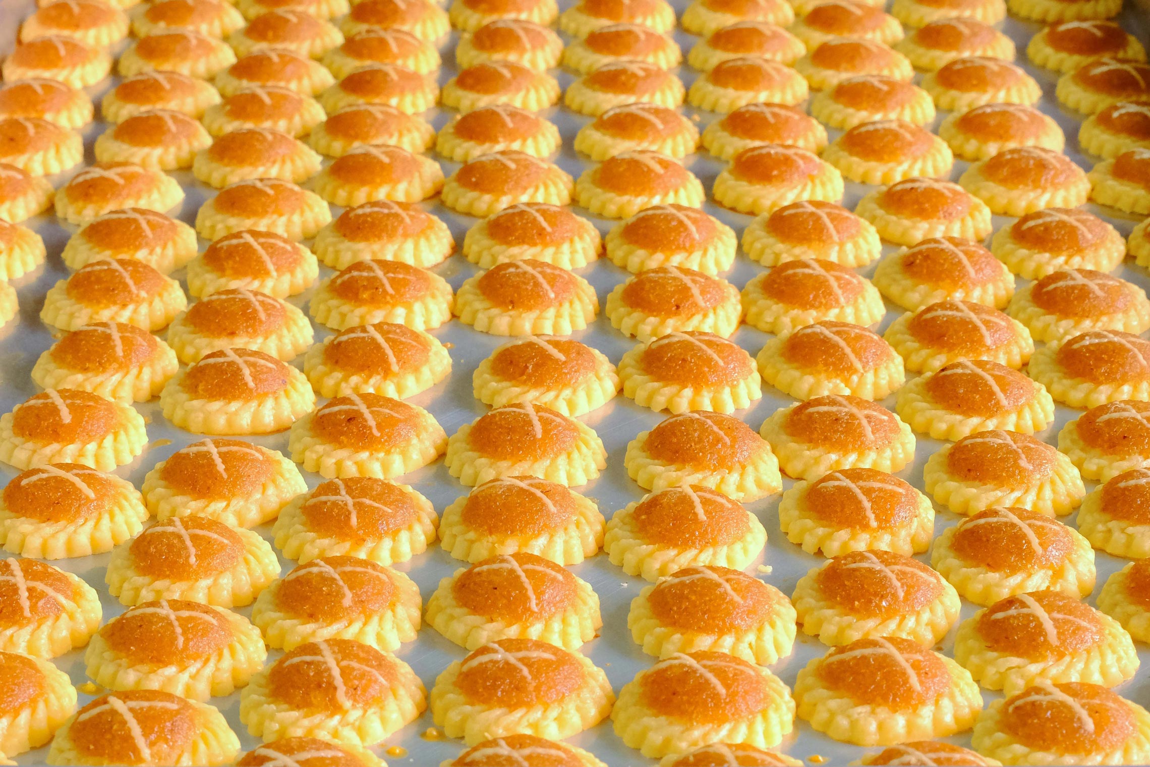 Traditional Singapore pineapple tarts, a popular souvenir from Singapore and a beloved gift during Lunar New Year