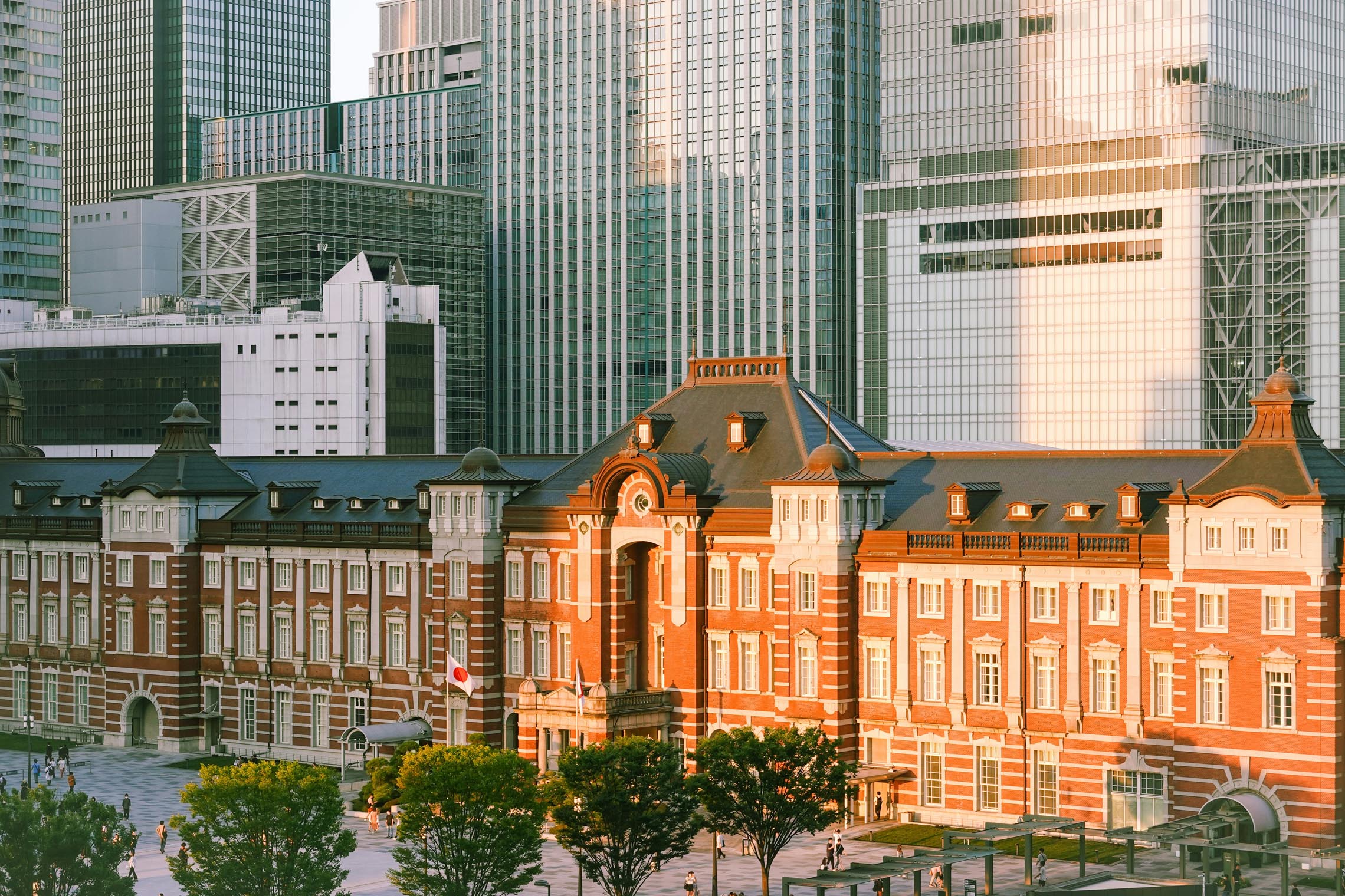 A large building in Tokyo