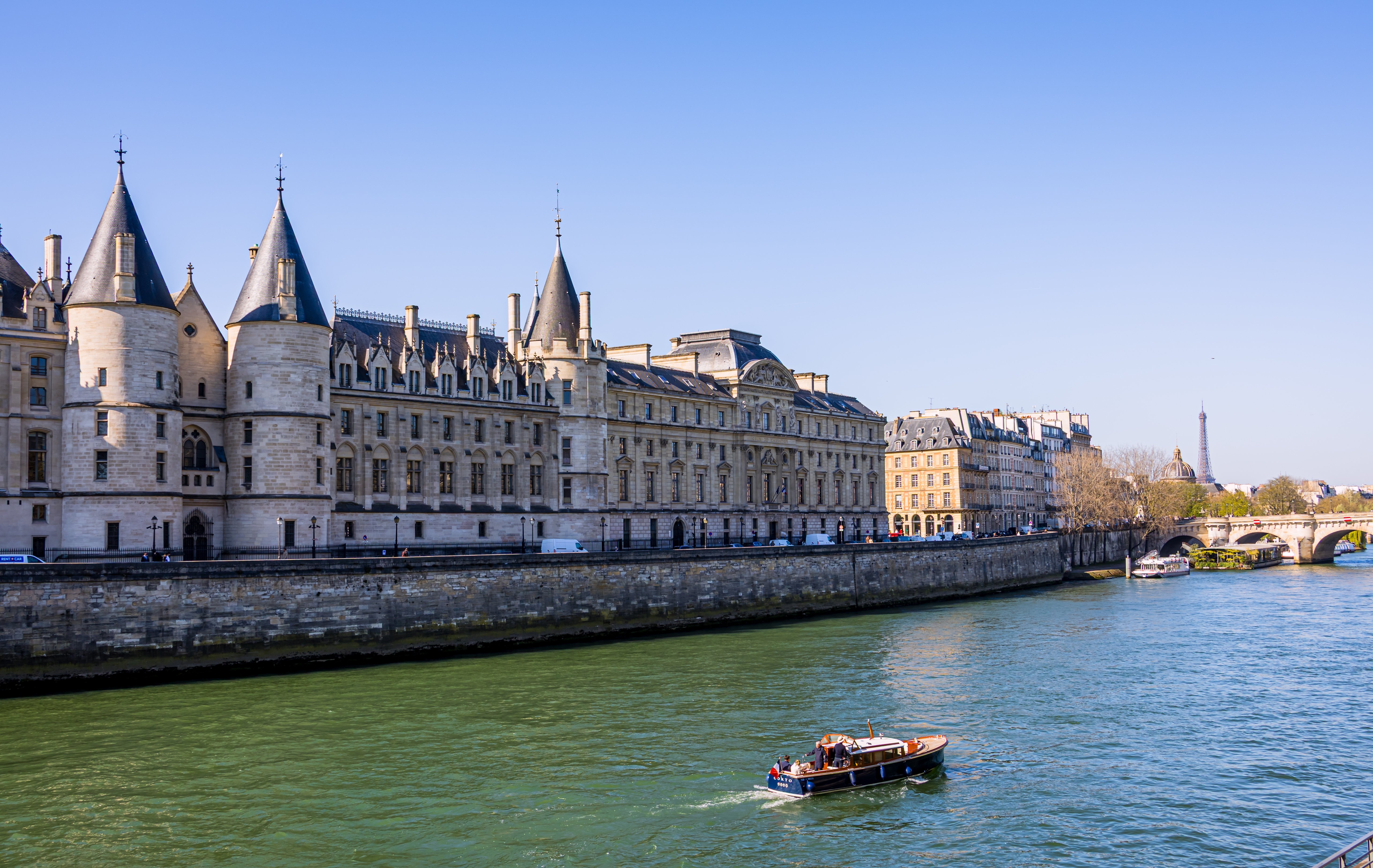 Historic accommodations nestled along the river in Paris