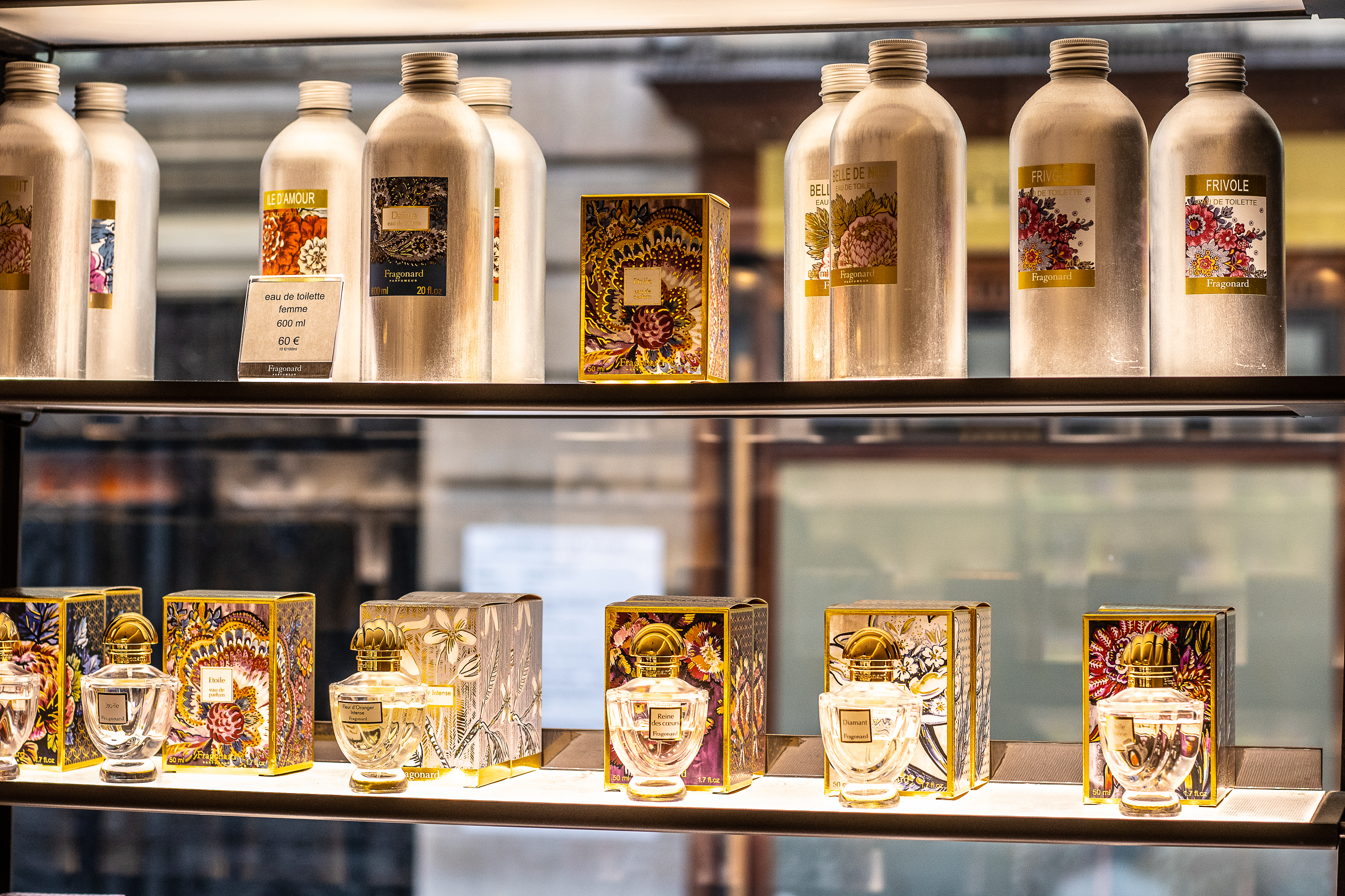 French perfume, a popular gift choice among travelers shopping in Paris