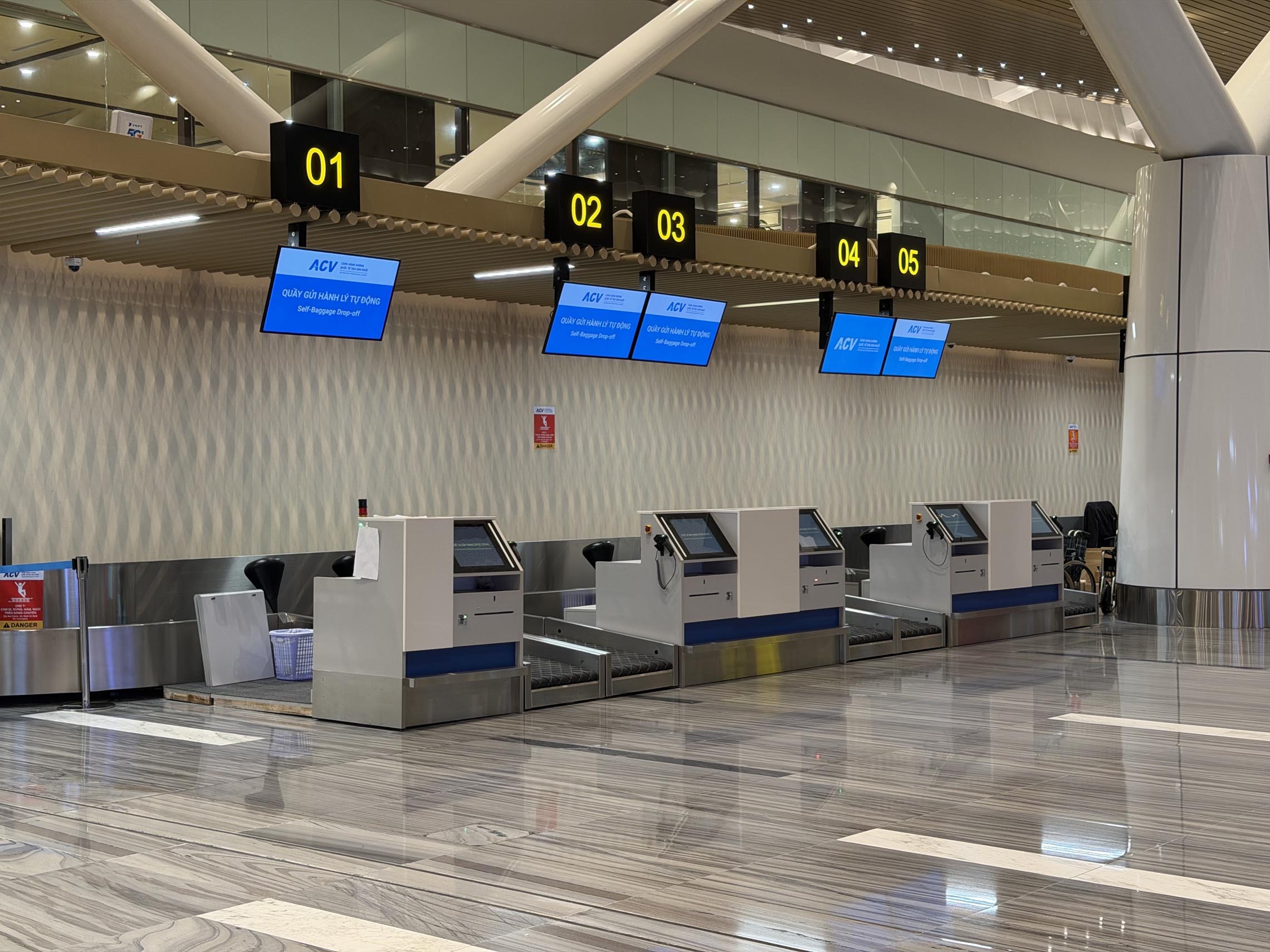 A seamless Ho Chi Minh airport experience marking the beginning of an unforgettable journey.