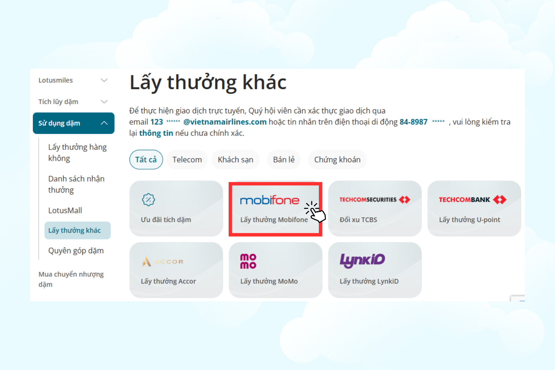 VNA đổi cước Mobifone 3.