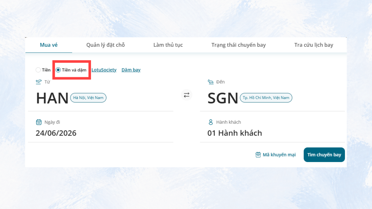 web - HD mua vé bằng tiền và dặm_B2
