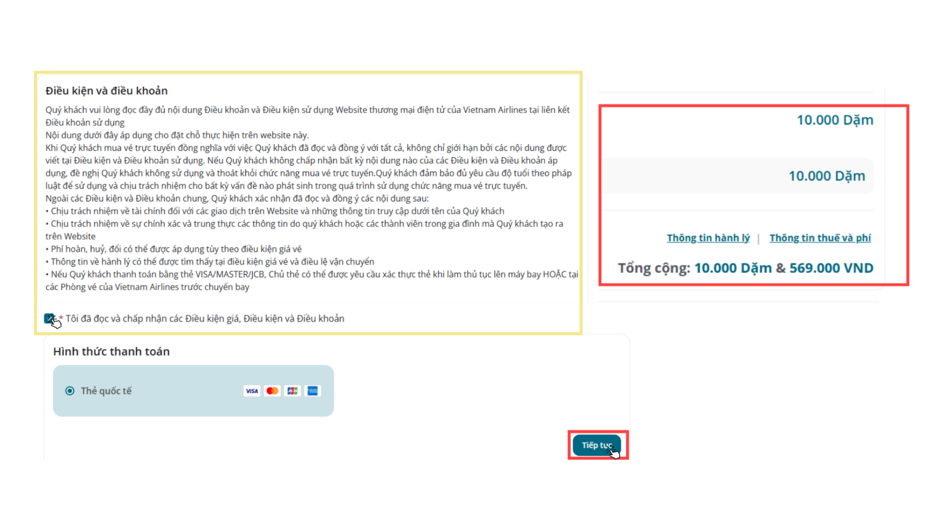 Hướng dẫn lấy vé thưởng trên website 5.