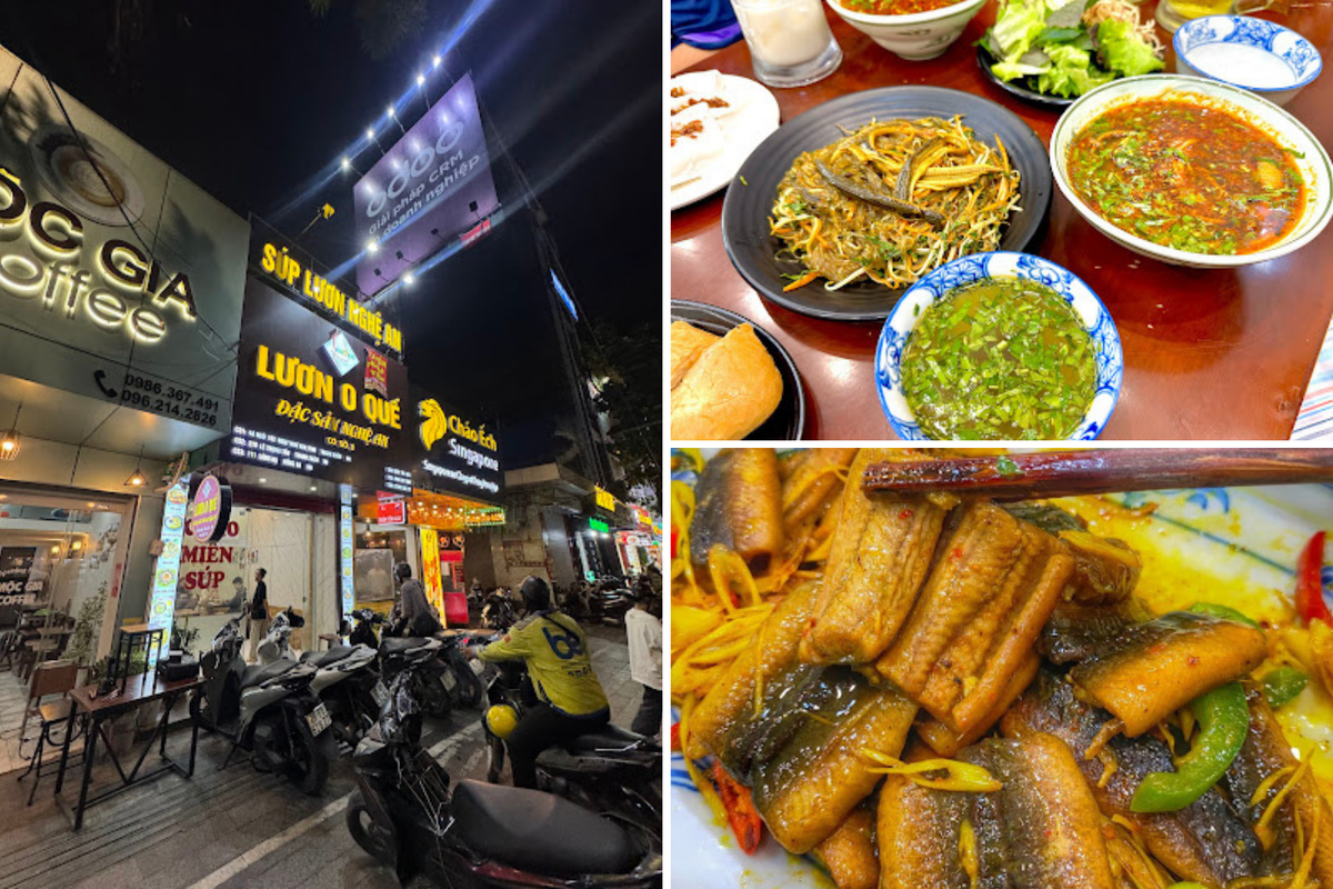 Quán O Quế cũng là một địa điểm thưởng thức các món lươn ngon tại Thủ đô
