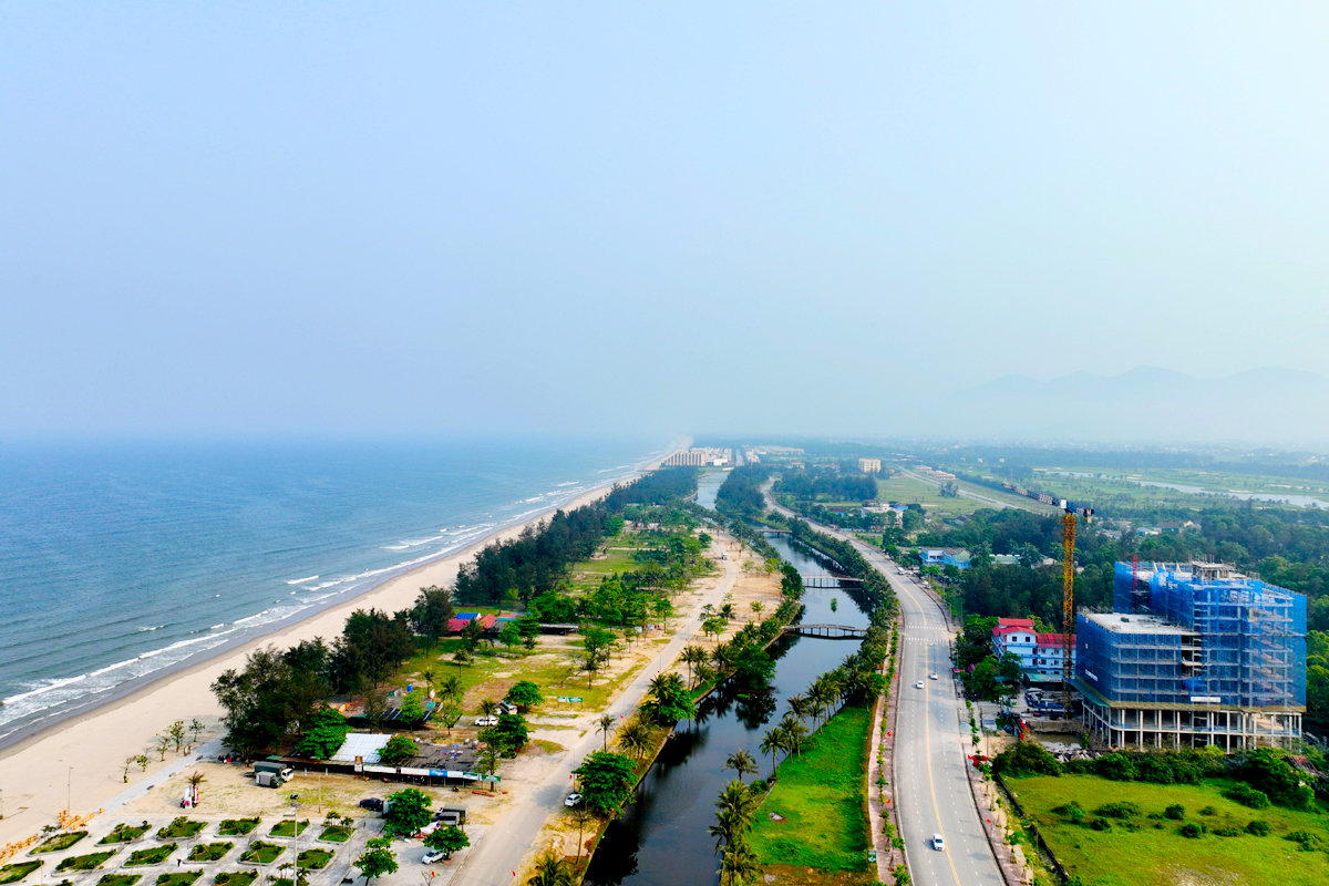 Biển Xuân Thành là nơi lý tưởng để tìm về với thiên nhiên và sự thư thái trong tâm hồn