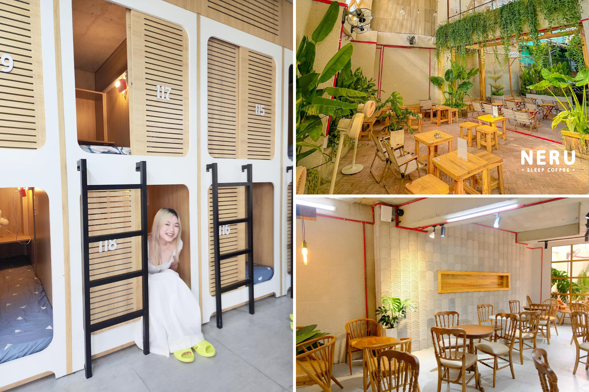 Neru Coffee 24/7 có ba không gian rộng rãi, phục vụ khách hàng bất cứ khung giờ nào