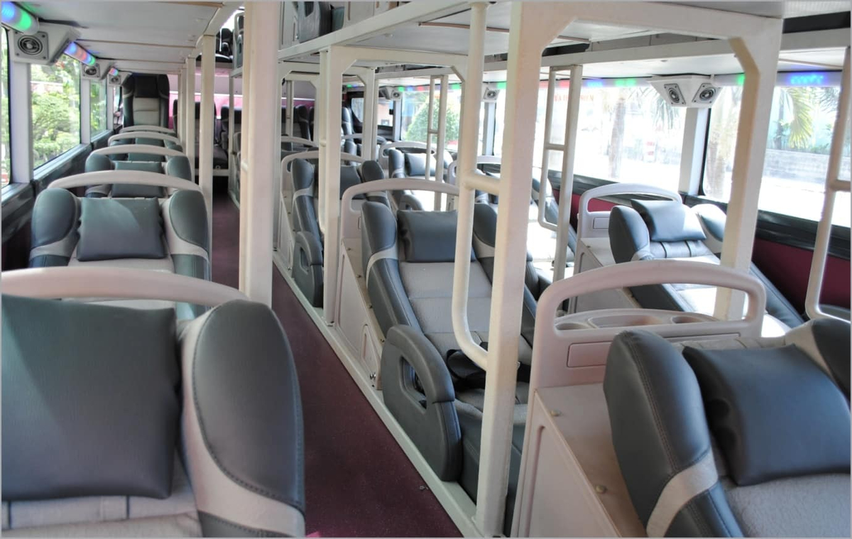 Xe giường nằm tuyến Nha Trang - Đà Lạt êm ái 