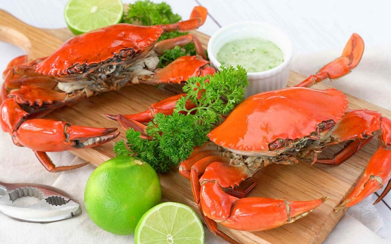 Cua Năm Căn nổi tiếng với thịt ngọt, nhiều gạch
