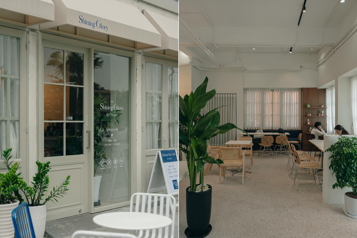 Shining Glory Cafe trở thành điểm hẹn của nhiều bạn trẻ tìm đến để check-in trong khung cảnh đậm chất Hàn xen lẫn châu Âu