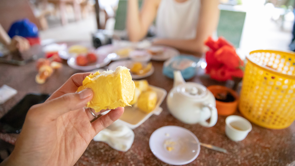 Vietnamese durian is packed with nutrients: high in fiber, loaded with antioxidants, and a natural source of energy