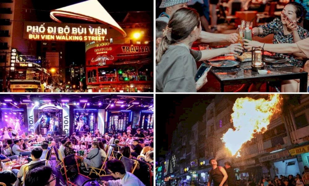 Khám phá phố đi bộ Bùi Viện: tụ điểm giải trí đậm chất Sài Gòn