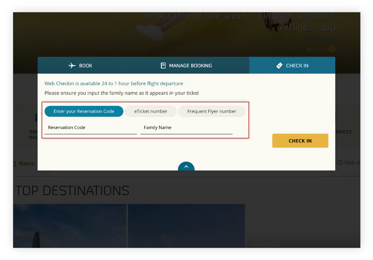 ベトナム航空のウェブサイトでフライトスケジュールをすぐに確認できます（グオン：インターネット）