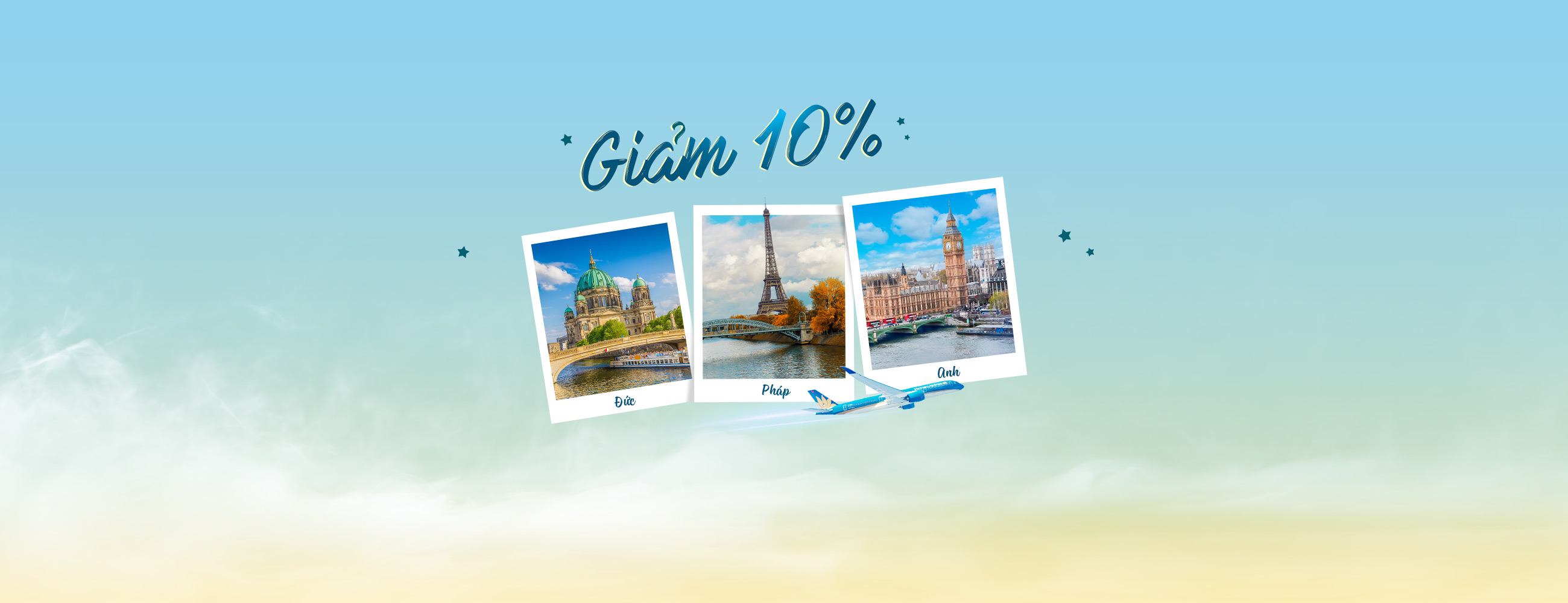 Mua vé máy bay sớm, săn vé máy bay giá rẻ cùng Vietnam Airlines