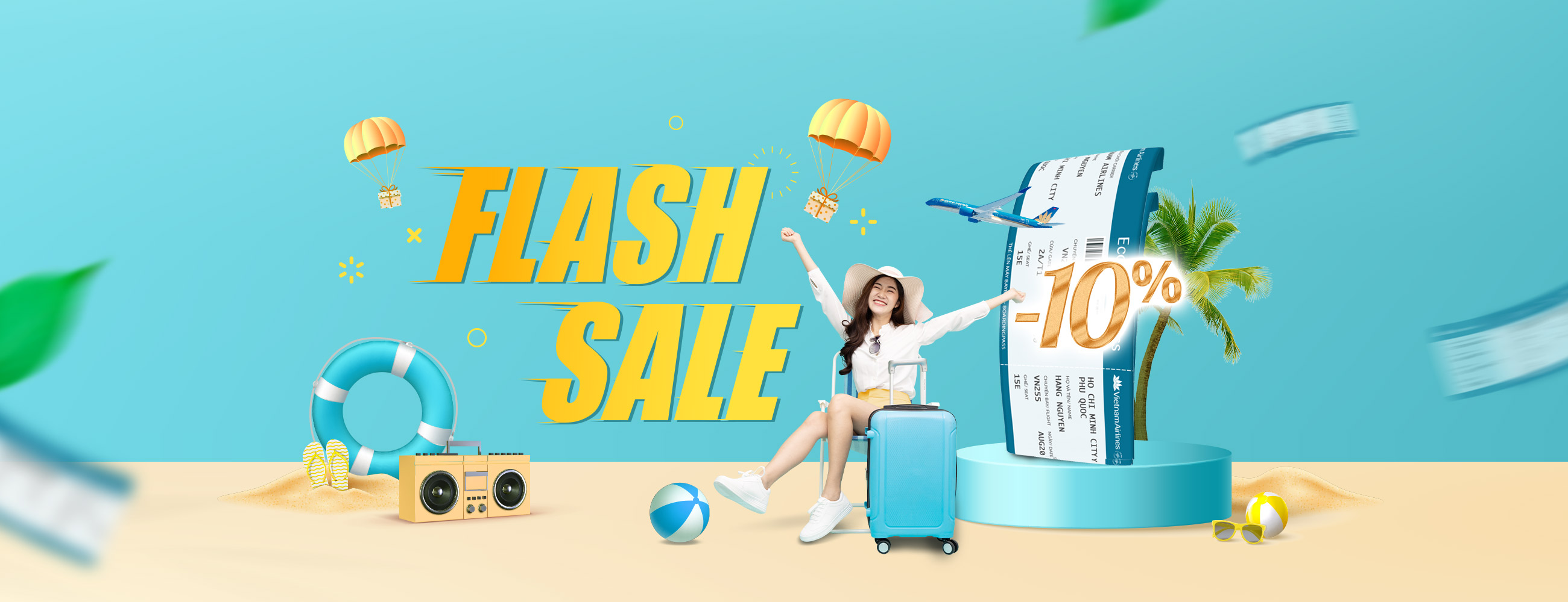 Mua vé máy bay sớm, săn vé máy bay giá rẻ cùng Vietnam Airlines