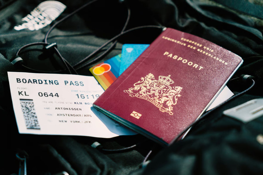 Prepare your passport and documents for your flight