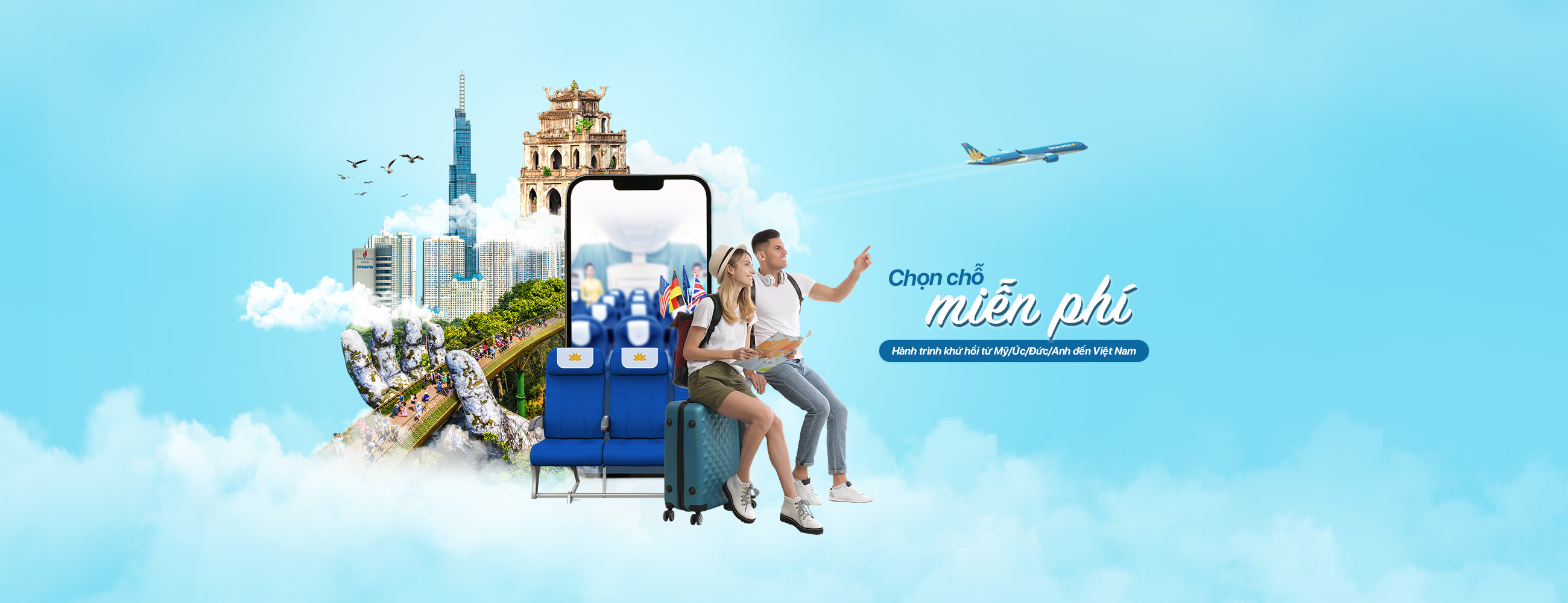 Vietnam Airlines ưu đãi cho vé mua theo nhóm