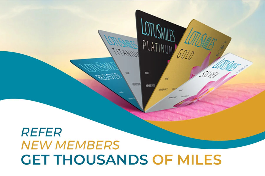 Receive many attractive privileges depending on the card level when becoming a Lotusmiles member of Vietnam Airlines 